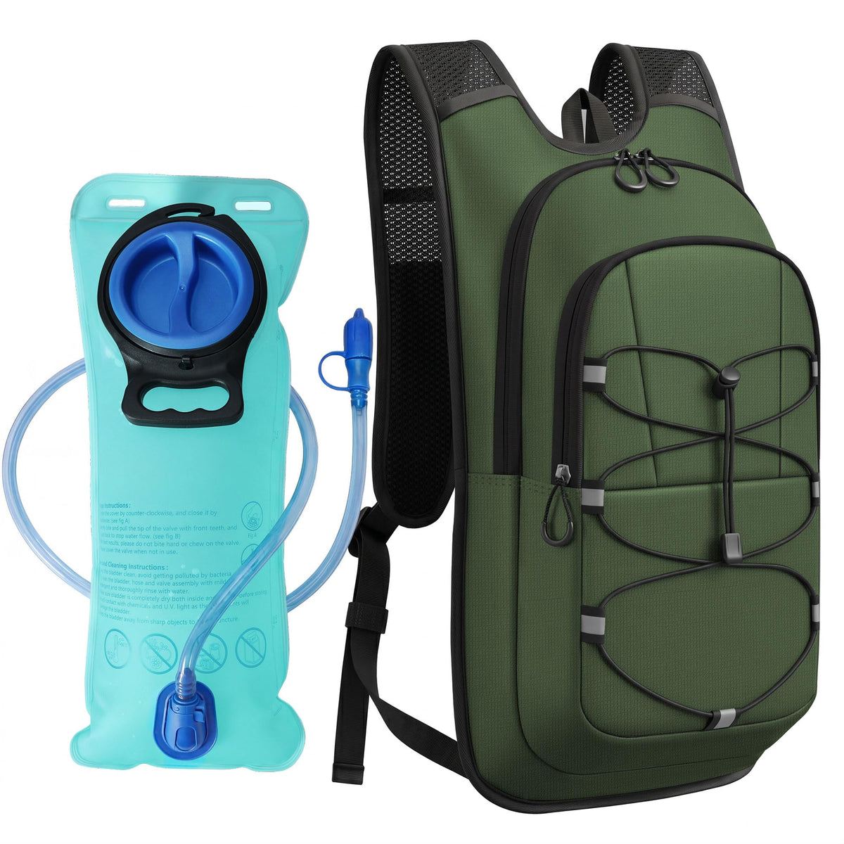 MIYCOO Hydration Backpack with 2L Water Bladder