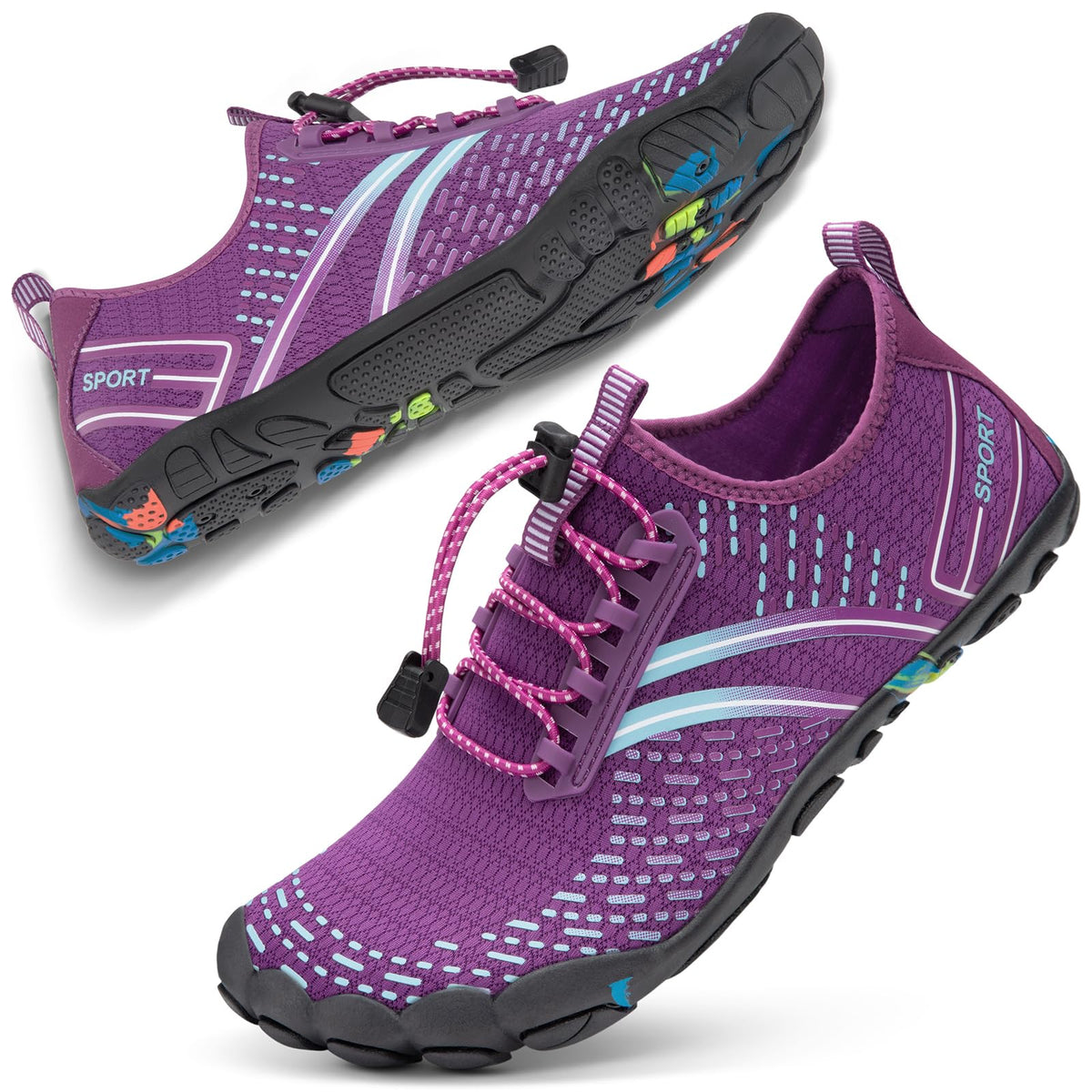 ATHMILE Quick-Dry Barefoot Water Shoes for Men & Women