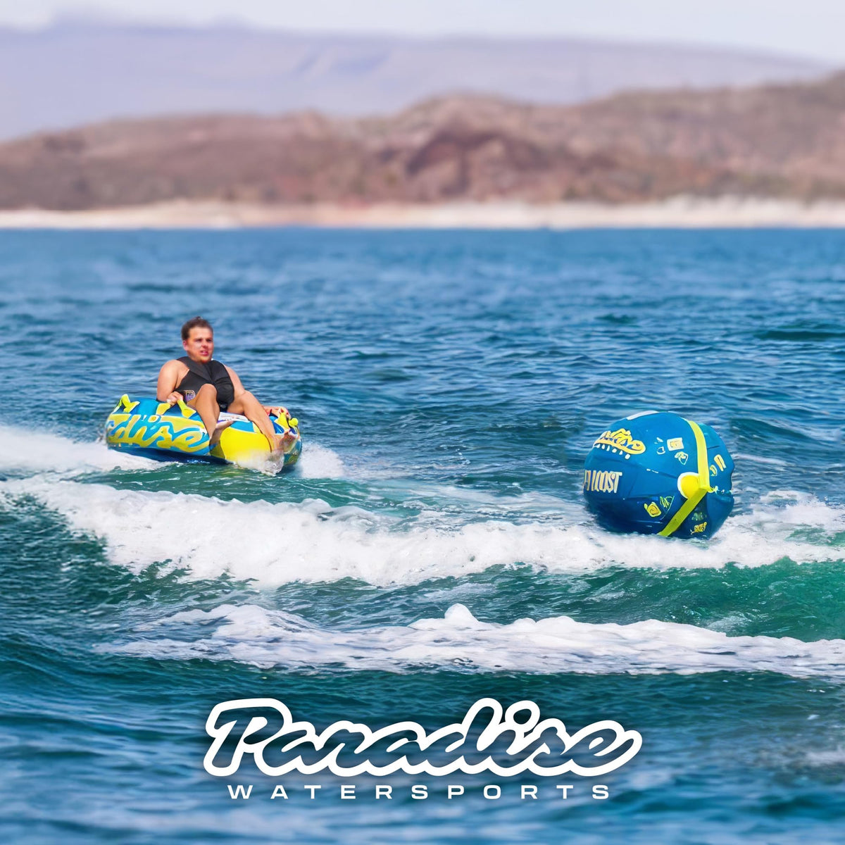 Paradise Water Sports Power Boost Ball with Tow Rope