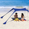 SUN NINJA UPF 50+ Beach Tent & Sun Shade Canopy