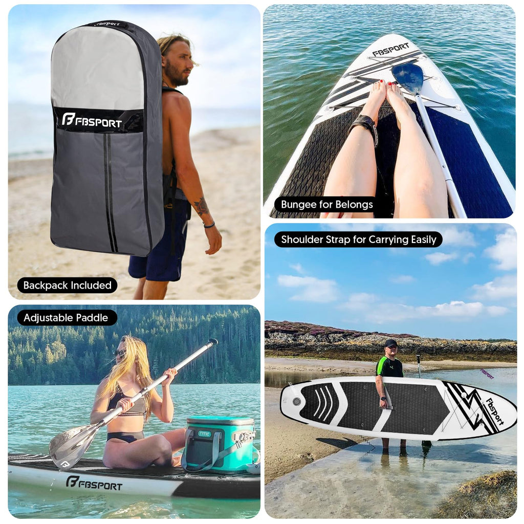 FBSPORT 11-Ft Inflatable Stand-Up Paddle Board Set