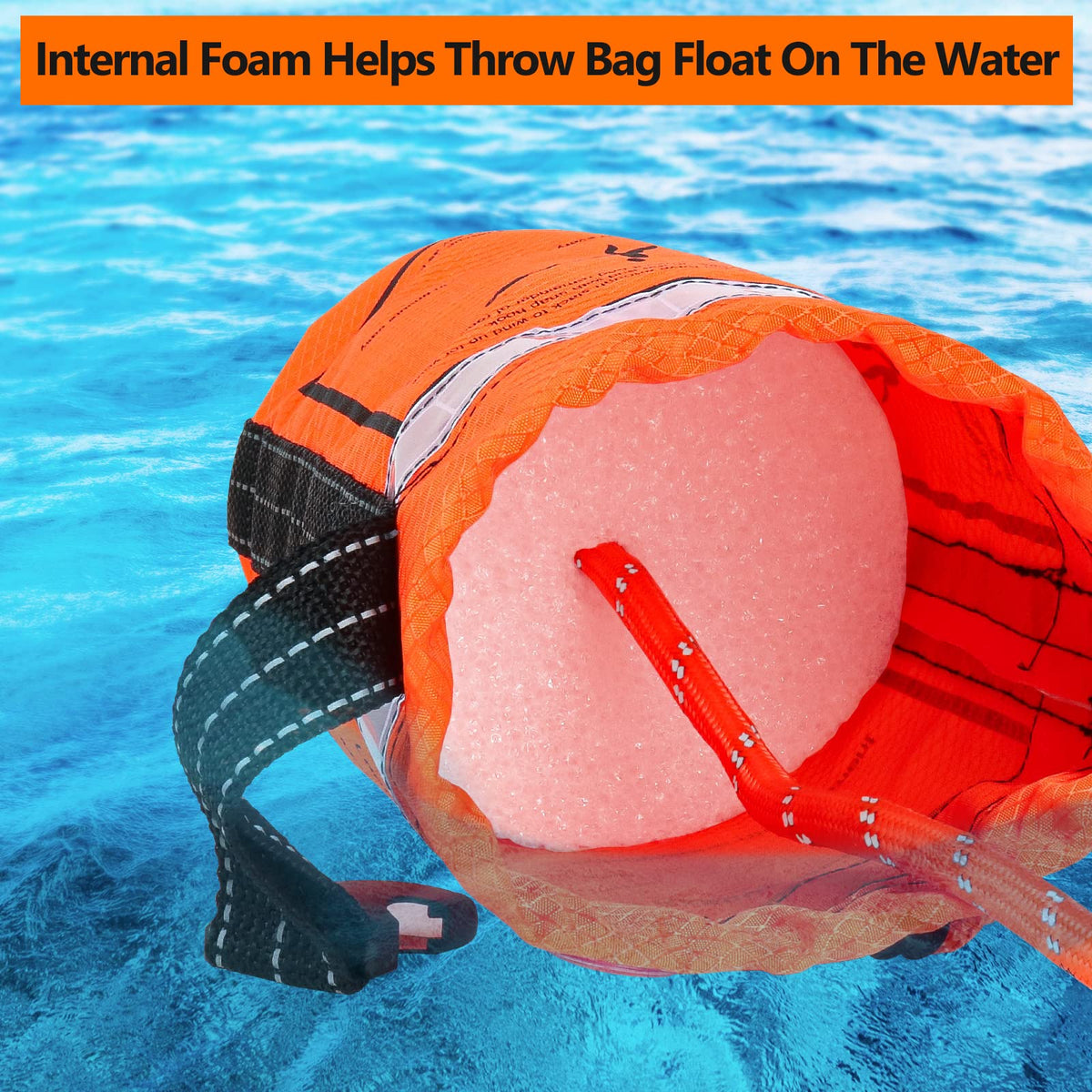 NTR Water Rescue Throw Bag with High-Strength Rescue Rope