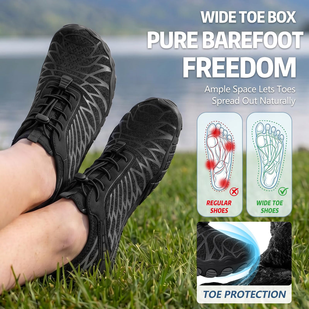 ELETON Barefoot Water Shoes with Wide Toe Box & Zero Drop