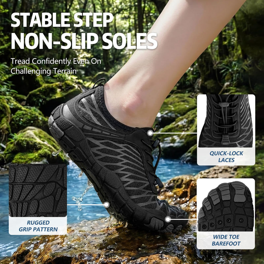 ELETON Barefoot Water Shoes with Wide Toe Box & Zero Drop