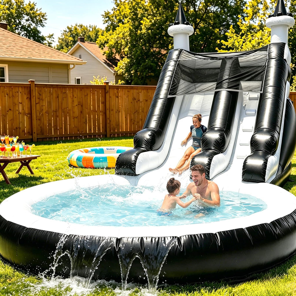 Eachup 21-Ft Inflatable Water Slide with Blower for All Ages