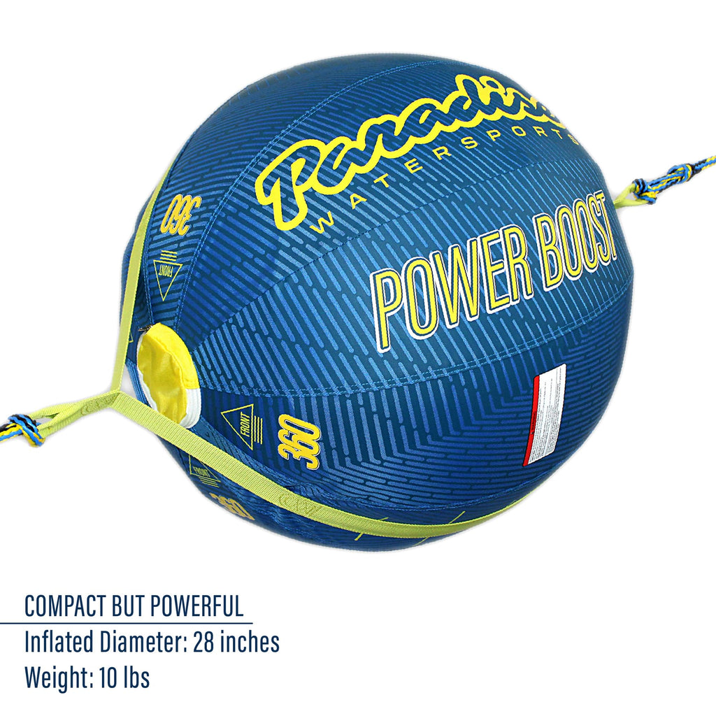 Paradise Water Sports Power Boost Ball with Tow Rope