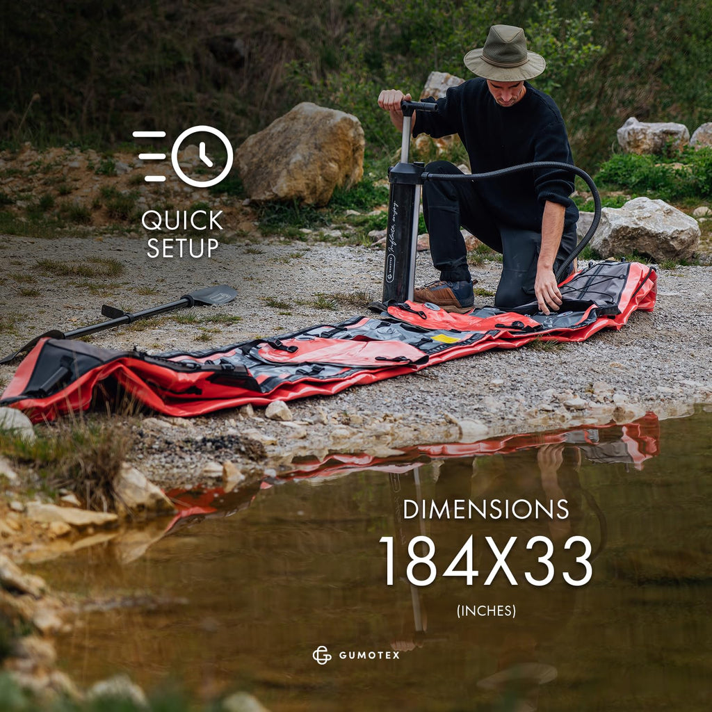 GUMOTEX Seashine 2-Person Inflatable Tandem Kayak