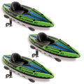 Intex Challenger K1 1-Person Kayak 3-Pack with Oar & Pump