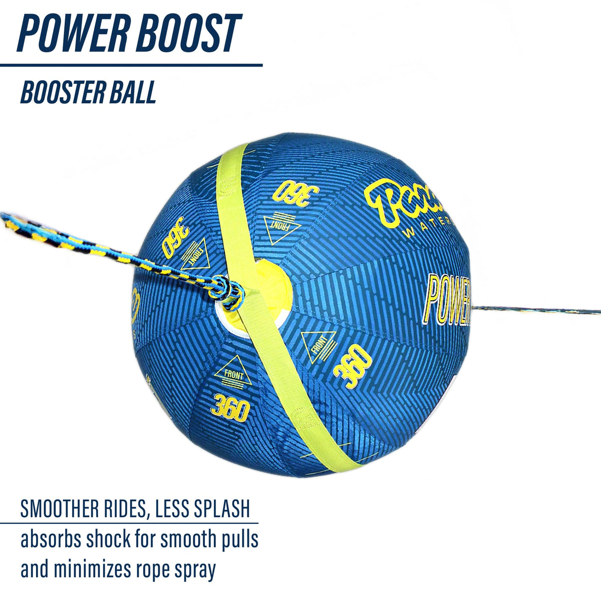 Paradise Water Sports Power Boost Ball with Tow Rope