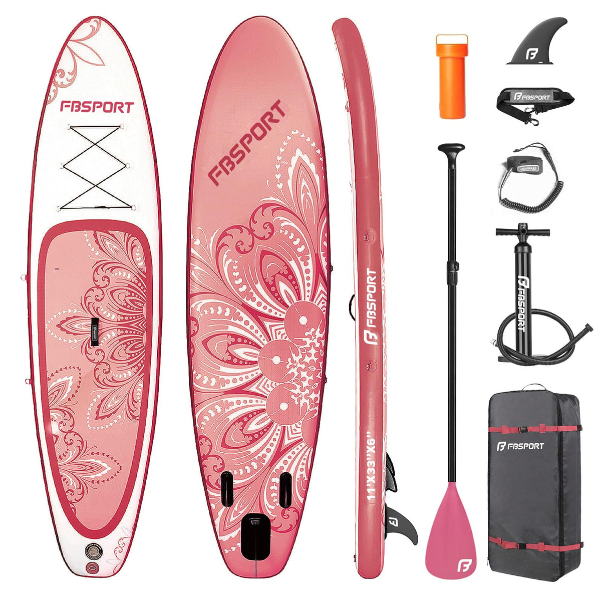 FBSPORT 11-Ft Inflatable Stand-Up Paddle Board Set