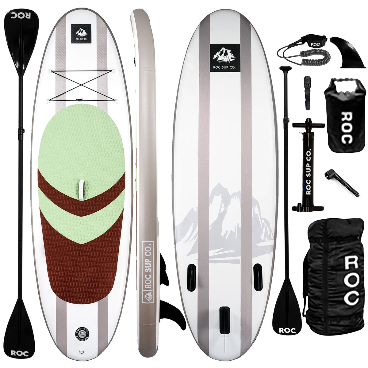 Roc 10'6" Inflatable Stand-Up Paddle Board with Accessories