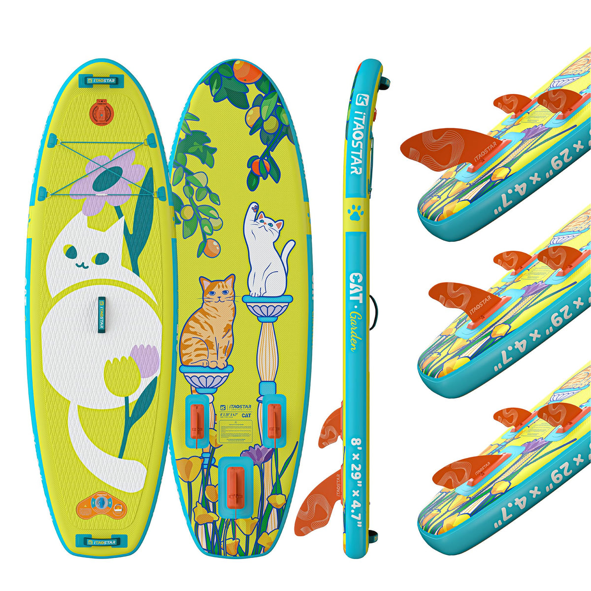 iTAOSTAR Joyful Voyagers Inflatable Paddle Board Set