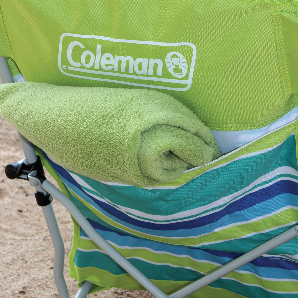 Coleman Utopia Breeze Lightweight Beach Chair with Cup Holder