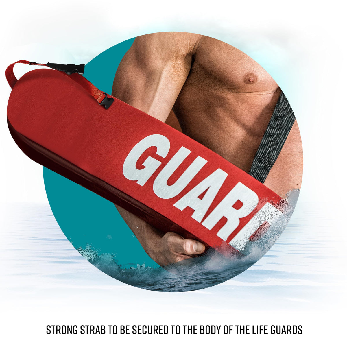 ASA TECHMED Lifeguard Rescue Tube with Matching Whistle
