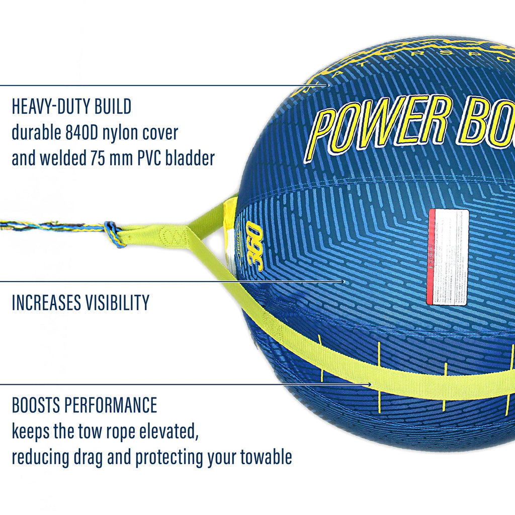 Paradise Water Sports Power Boost Ball with Tow Rope