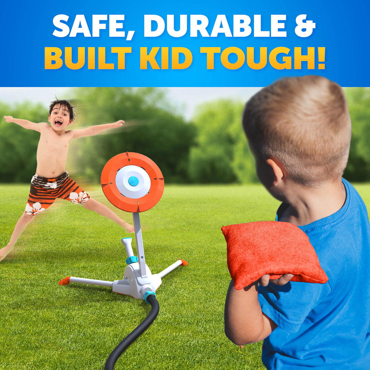 Blue Marble Toss 'N Soak Outdoor Sprinkler Water Game