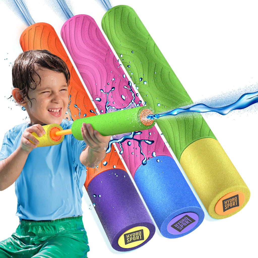 3-Pack Kids Water Blaster Guns for Pool & Outdoor Play
